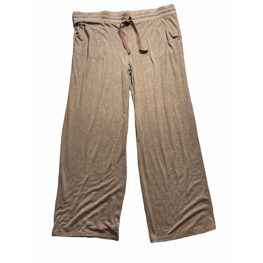 Natori Beige Lounge Pants with Pockets XL
